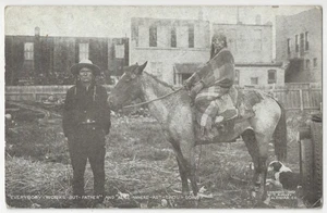 Indios nativos americanos 1910 - Great Falls, Montana - postal vintage - Imagen 1 de 2