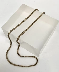 9ct Yellow Gold 375 Fancy V Link Chain Necklace - 14.13gm, Import Hallmark - Picture 1 of 11
