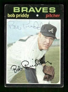 1971 Topps    147 Bob Priddy signed auto autograph  VG to VGEX MZ BXCP56 - Picture 1 of 2