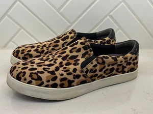 Dr. Scholl's Womens Slip On Sneaker Size 7.5W Leopard Faux Leather - Picture 1 of 6