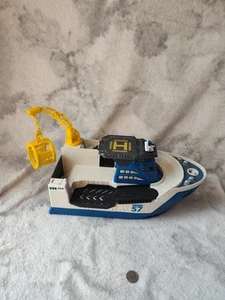 Matchbox Cars, Marine 2013 Rescue Shark Ship With Moving Ramps/ Crane for Cars  - Picture 1 of 9