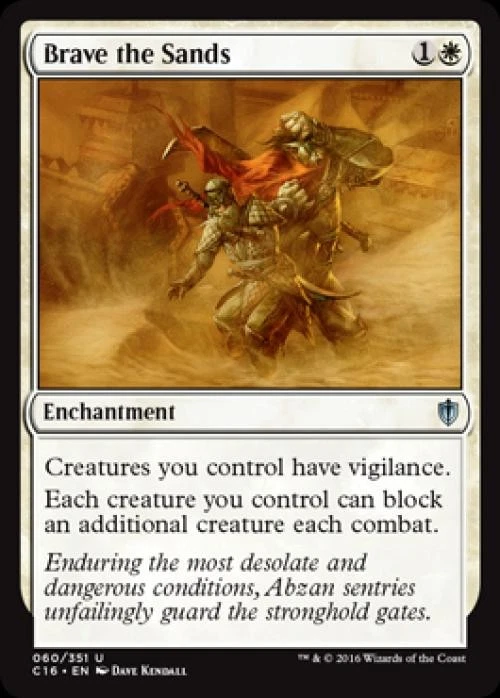 Brave the Sands - Light Play MTG Commander 2016 Edition - Image 1 of 1