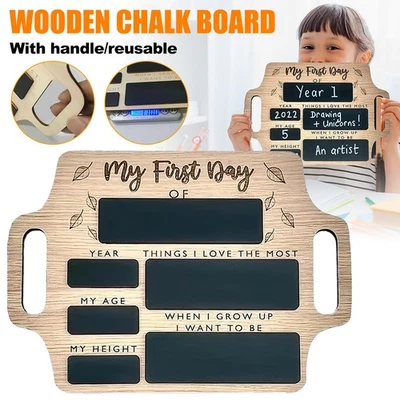 My First Day Of School Photo Board, School Sign, Back To School Chalk Board - image 1 of 4