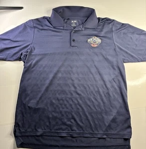Adidas Puremotion Performance Golf Polo Shirt Size L New Orleans Pelicans NBA - Picture 1 of 5