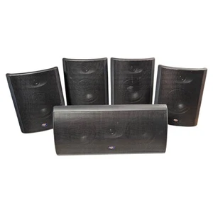 Cerwin-Vega Speakers AVS-SAT4 5.0 (4) AVS-CTR4 (1) Surround Sound No Sub - Picture 1 of 11