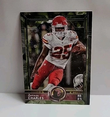 2015 Topps Jamaal Charles #350 STS Camo Border #'d 352/399 Kansas City Chiefs I1 - Image 1 of 2