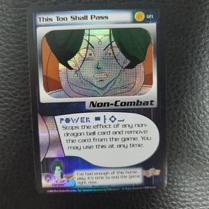 Dbz Ccg Dragon Ball Z Tcg Rare Foil Holo This Too Shall Pass 121 Frieza Saga - Picture 1 of 4