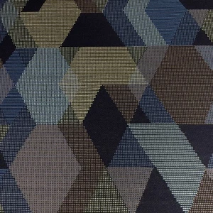 Maharam Arcade Mandala blau Polsterstoff - Bild 1 von 3