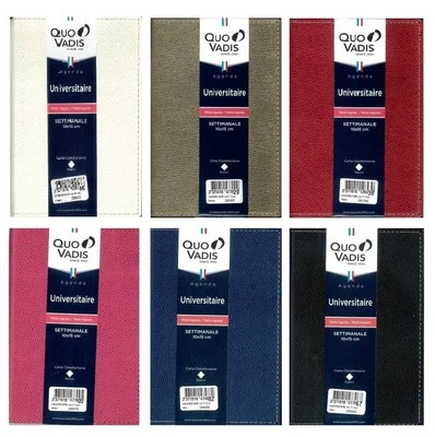 Agenda Scolastica”UNIVERSITAIRE”Quo-Vadis 2025-26 Copertina Ecopelle Club 10x15 - Immagine 1 di 4