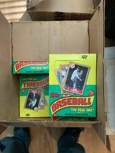 1987 Topps Baseball Wachsbox - 36 werkseitig versiegelte Packungen frisch aus Etui - Bo, Bonds RC - Bild 1 von 5