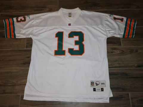 Dan Marino Miami Dolphins Reebok NFL Football Jersey Vintage Collection XXL Sewn Cover