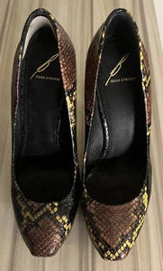 B. Brian Atwood Savita Snake Hidden Platform Pumps Size 7 Retailed for $350 - Picture 1 of 7