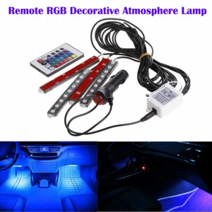 Decorative RGB LED Car Interior Accessories Floor Atmosphere Lamp Ambient Light - Picture 1 of 12