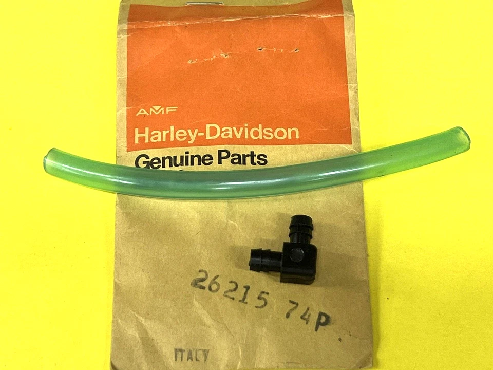 HARLEY AERMACCHI NOS ACCESORIO DE RESPIRADOR Y MANGUERA 74-78 SX SS 175 250 26215-74P Foto 1 de 1