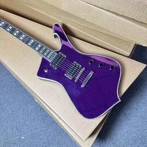 Purple Mirror E-Gitarre Schlagbrett Abalone Korpus Bindung Chrom Hardware - Bild 1 von 16