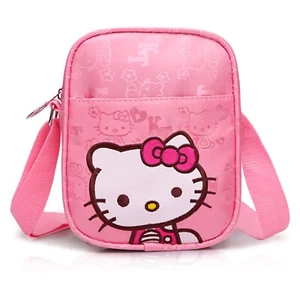 Hello Kitty Mini Shoulder Bag for Girls: Stylish Canvas Crossbody Purse - Picture 1 of 9