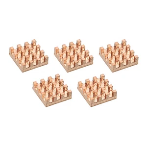 Radiateur Trousse Cuivre 9x9x3mm pour IC Puce MOS Memoire Dissipation Set 5 - Photo 1/5
