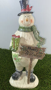 Kirkland Happy Holidays Christmas Snowman. Pre-owned. Box. Excellent Condition