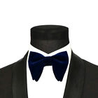 Accessories Women Solid Bow Knot Neck Tie Horn Bow Ties Planted Velvet Bow Tie