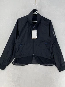 Chaqueta cortavientos Salomon para mujer mediana negra Equipe malla cremallera NUEVA $150 - Imagen 1 de 13