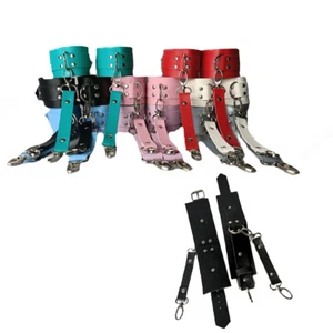 Sexy Slave For Women Handcuffs Bondage PU Leather Fetish Belt Strap Roleplay - Imagen 1 de 12