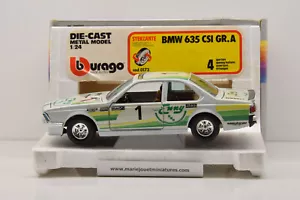BMW 635 CSi GR.A 1977 BURAGO 1/24 NEUF EN BOITE D'ÉPOQUE - Imagen 1 de 10
