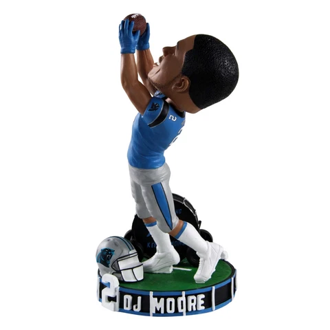 DJ Moore Carolina Panthers Ambassador Catch Bobblehead NFL Football Cover