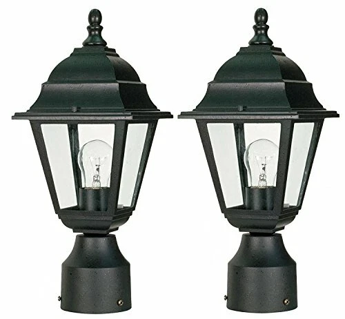 Фонарь Nuvo Lighting упаковка 2 шт. 60/548 один фонарь (черный, упаковка 2 шт.) - Изображение 1 из 1