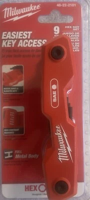 Milwaukee Folding SAE Hex Key Set (9-Piece) - Image 1 of 2