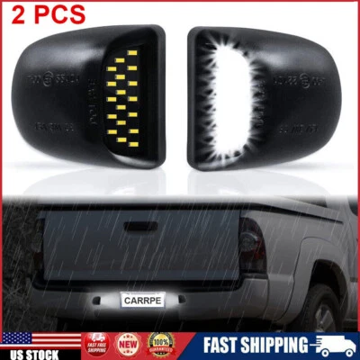 2x LED License Plate Light Assembly For Chevy Silverado GMC Sierra 1500 2500 US - Image 1 of 4