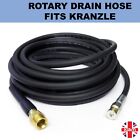 10m DRAIN CLEANING HOSE with ROTARY NOZZLE for Kranzle M22 Pressure Jet Washer