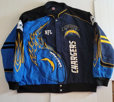San Diego Chargers Mens NFL Jacket 4XL Cover