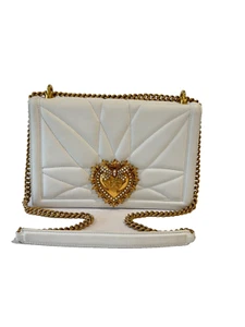 Dolce & Gabanna große Devotion Tasche aus gestepptem Nappaleder Schultertasche 2018 - Bild 1 von 19