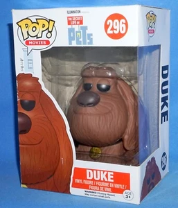 Funko Pop Duke Vinyl #296 The Secret Life Of Pets Pop Movies NEW - Picture 1 of 5