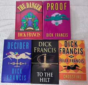 Dick Francis, The Danger; Proof; Decider; To The Hilt; Crossfire - Bild 1 von 22