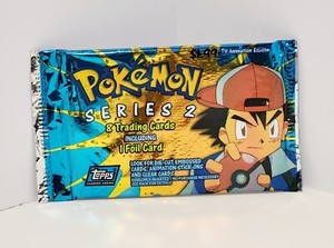 Pokemon Series 2 Pack SEALED UNOPENED 2000 TV Animation Edition Pack 1 Foil Card