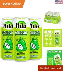 Guanabana Soursop Saft | 12 Flaschen, ohne Zusatzstoffe | Antioxidans Superfrucht - Bild 1 von 10