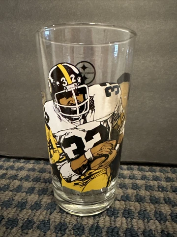 1990 McDonald’s Pittsburgh Steelers,Hall of Fame Glass,Franco Harris, Joe Greene Cover