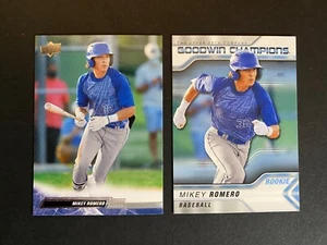 Mikey Romero #33 & #36 RC - '23 UD Goodwin Champions Rookie Cards - Foto 1 di 2