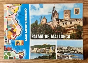 Vintage Multiview Colour Postcard of Palma de Mallorca, Spain -Unposted & Unused - Picture 1 of 2