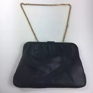 Cartera de colección Calderón negra en tono dorado con correa de cadena de metal con bloqueo deslizante - Imagen 1 de 10