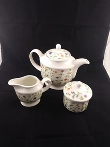 Churchill Teapot Sugar And Creamer Set - Picture 1 of 3