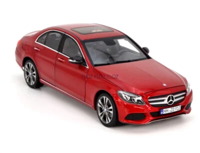 for Norev for Mercedes for Benz for C200 for C-Class Red 1:18 Pre-built Model - Image 1 of 4