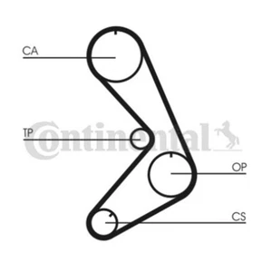 ContiTech Timing Belt Kit Set - Part No: CT750K1 - 118 Teeth - EO Quality - Picture 1 of 3