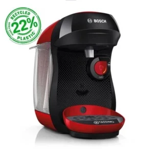 Machine à café multi-boissons automatique BOSCH TASSIMO T10 Happy Rouge - Photo 1/3