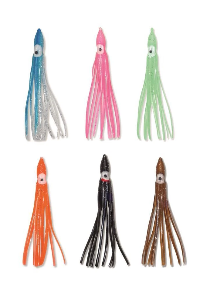 AQUANTIC Octopus 6cm-15cm Tintenfische Leurres Souples Octopus Appâts Mer - Bild 1 von 1