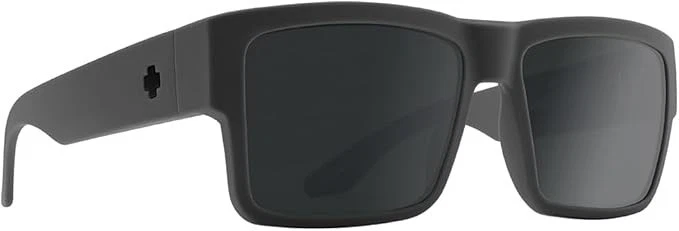 SPY - Gafas de sol Cyrus suaves mate Drk Gry Happy Gry Grn polar con espejo negro Foto 1 de 1
