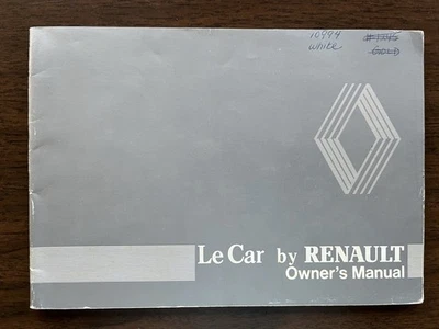 1981 Le автомобиля Renault владельцев ручной модель R. 1229 оригинал - Изображение 1 из 4