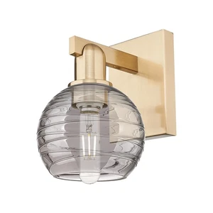 Innovations Lighting 716-1W-11-8 Athens Deco Swirl Sconce Athens - Champagne - Picture 1 of 2