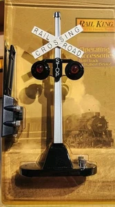 Railking By MTH O Scale Automatic Highway Signal #154 - Picture 1 of 6